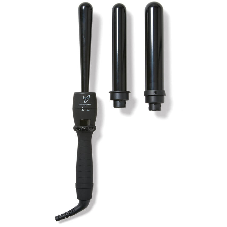 Interchangeable Clipless Curl Wand Trio