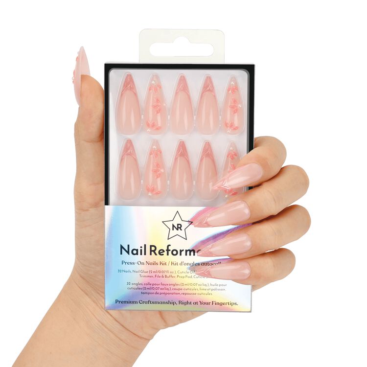 Flower Toss Press On Nails