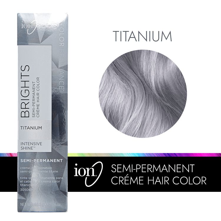 Titanium - Color Brilliance Brights Semi-Permanent Hair Color by Ion | Demi  & Semi-Permanent Hair Color | Sally Beauty