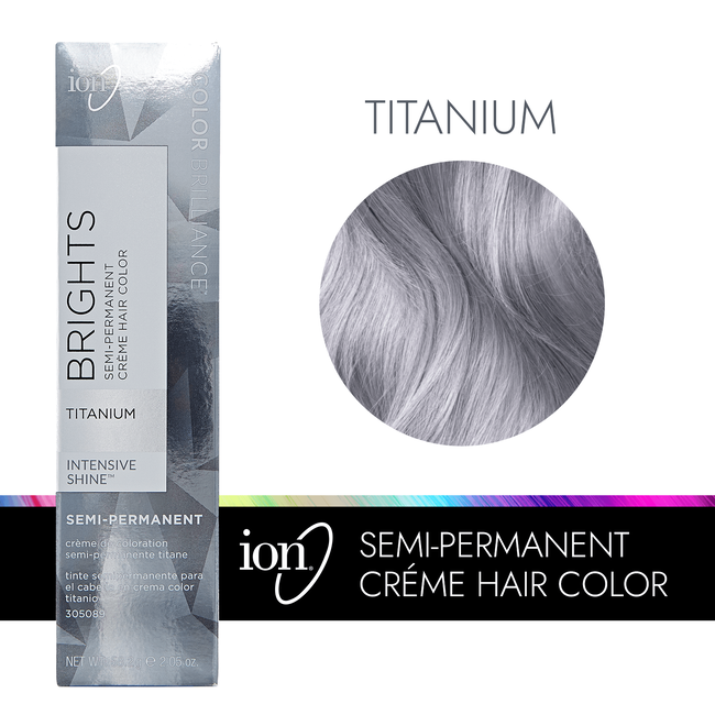 Titanium - Color Brilliance Brights Semi-Permanent Hair Color by Ion | Demi  & Semi-Permanent Hair Color | Sally Beauty