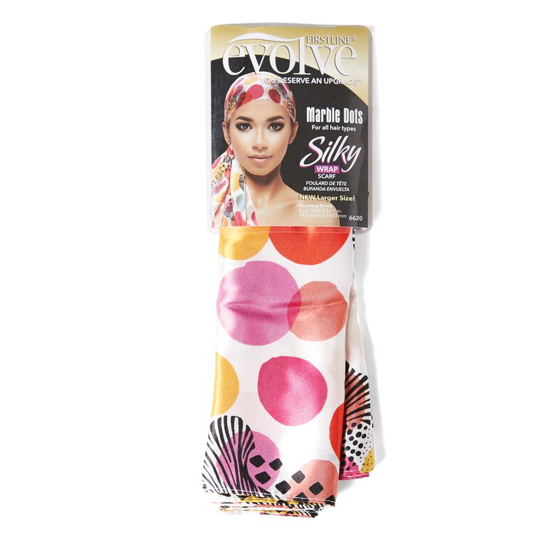 Marble Dots Silky Wrap Scarf