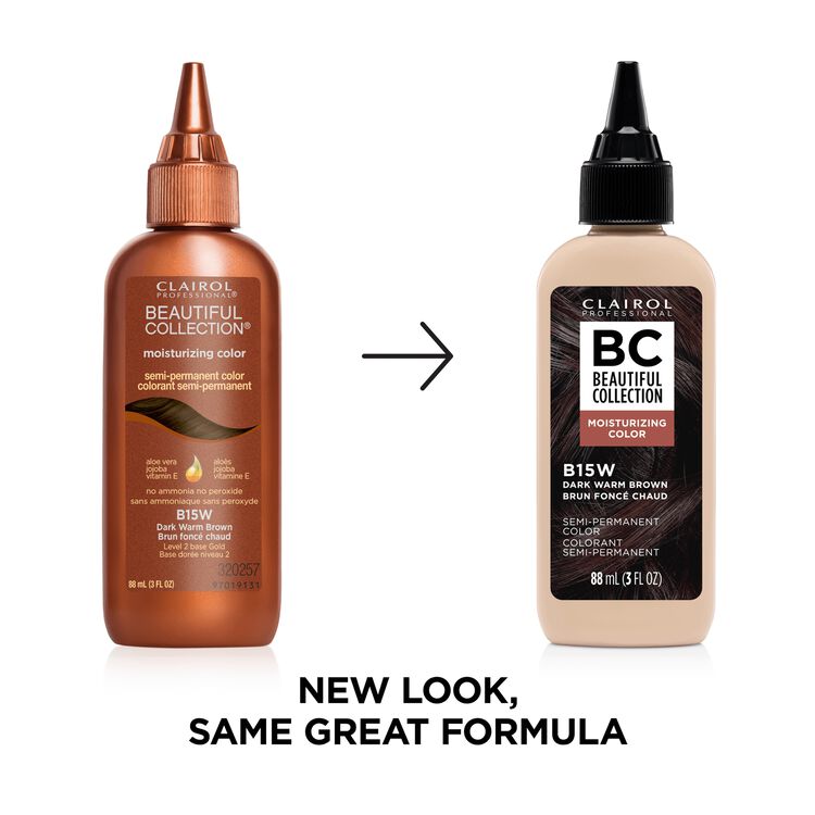 B15W Dark Warm Brown Semi Permanent Moisturizing Hair Color