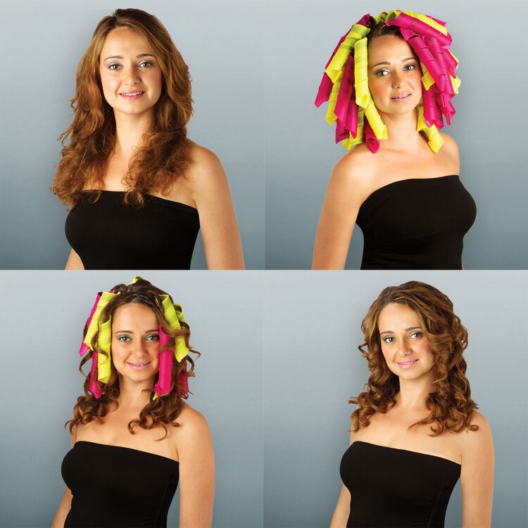 Hair Flair Curlformers Barrel Curls Styling Kit For Long Hair