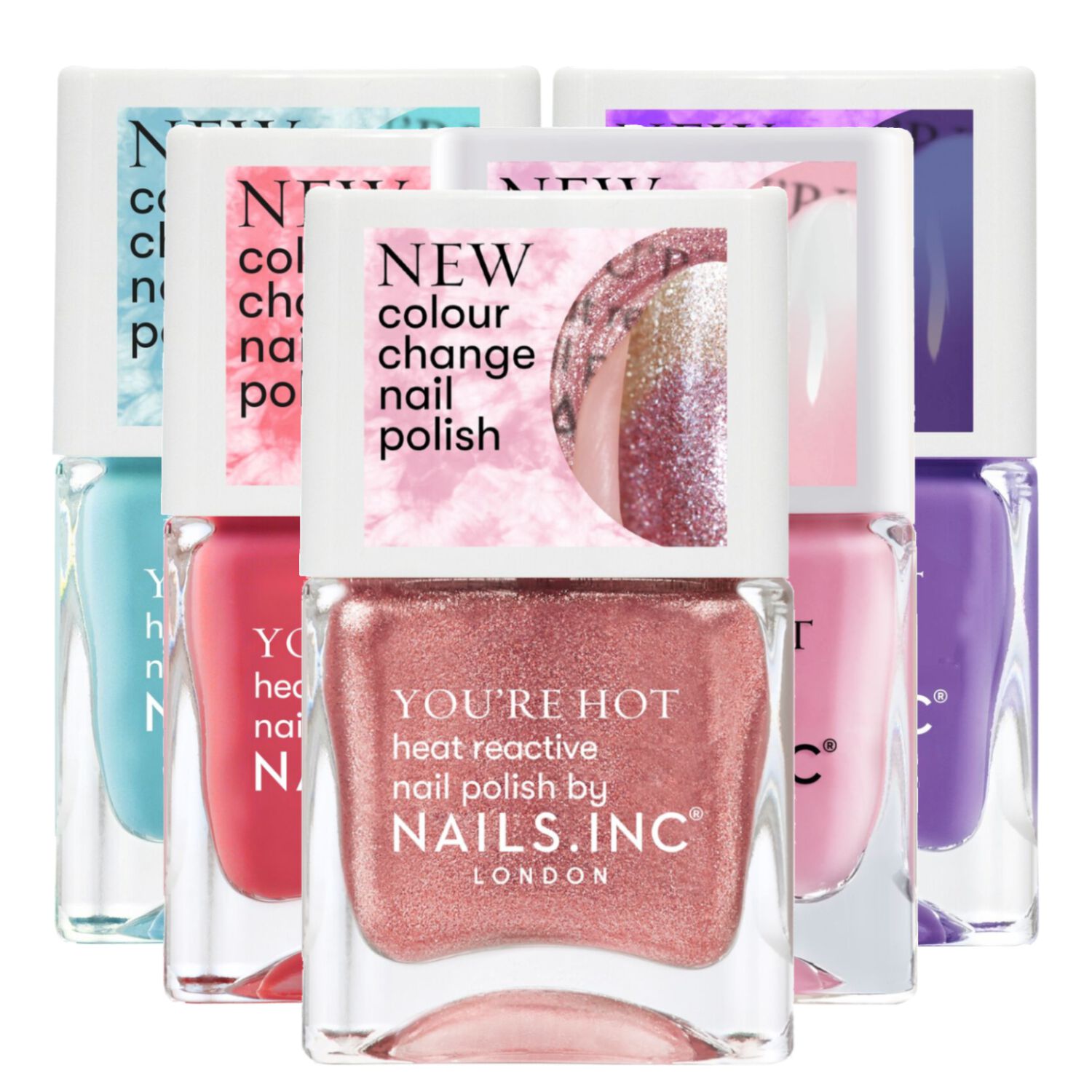 Nails INC Thermochromic Nail Polish Heat Activated Nail Polish