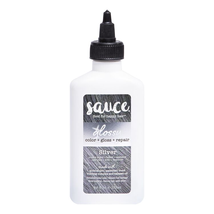 Silver Glossy Color & Gloss & Repair Semi Permanent Hair Gloss