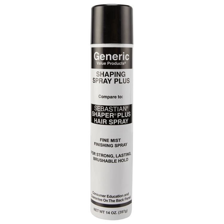 GVP Shaping Spray Plus Hair Spray Compare to Sebastian Shaper Plus Hair