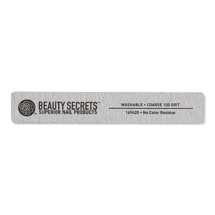Beauty Secrets Rectangle Zebra Cushion Nail File