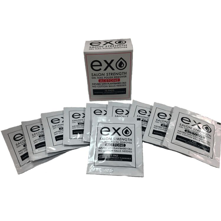 Exo Supply Salon Strength Gel Nail Polish Remover Pads - gel polish  removal, polish remover, polish remover pads | Sally Beauty