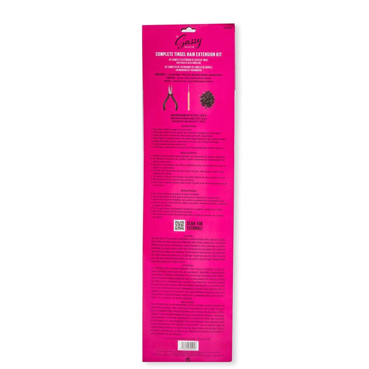 Complete Tinsel Hair Extension Kit