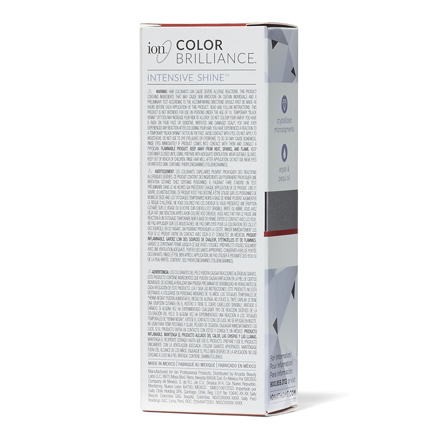 Ion 7RC Medium Copper Blonde Permanent Liquid Hair Color by Color Brilliance Permanent Hair