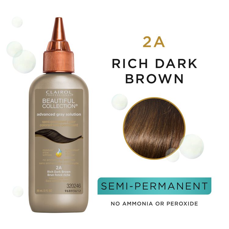 Clairol Professional 2A Rich Dark Brown Semi Permanent Hair Color | Semi  Permanent Hair Color | Sally Beauty