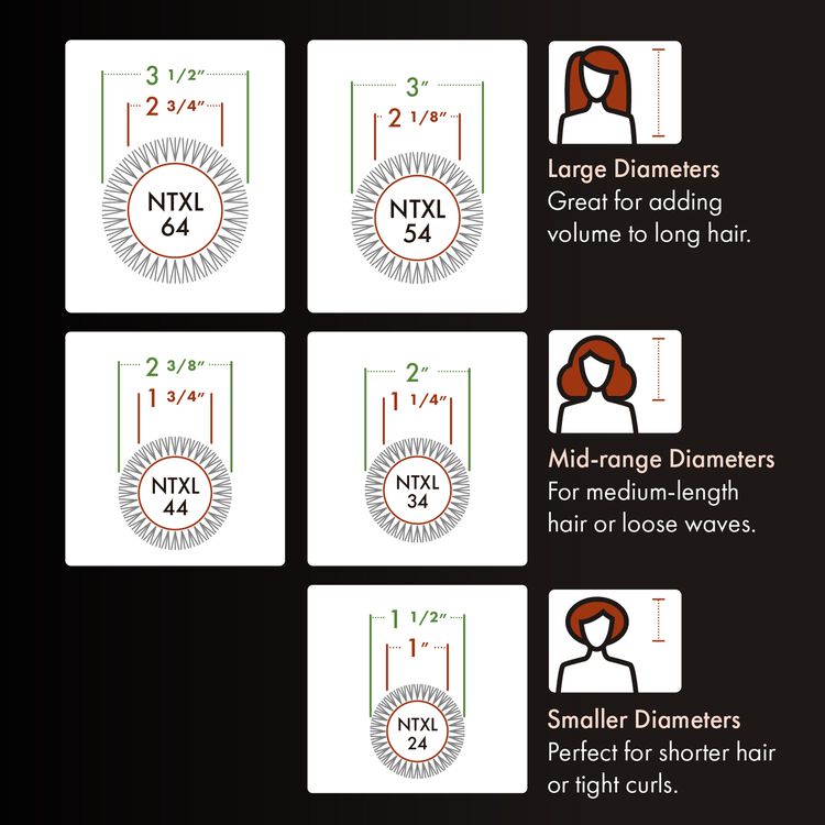 NanoThermic Ceramic + Ion Thermal Speed XL Brush 1 3/4 Inch