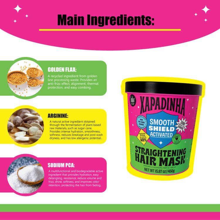 Xapadinha Anti-Frizz Straightening Hair Mask