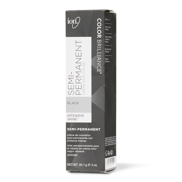 Black - Color Brilliance Semi-Permanent Hair Color by Ion | Demi & Semi-Permanent  Hair Color | Sally Beauty