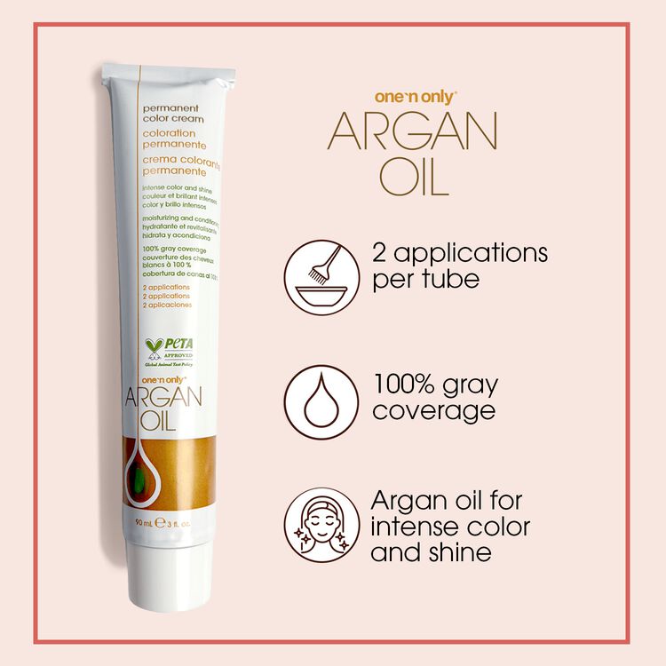 Argan Oil Permanent Color Cream 8S Light Sand Blonde