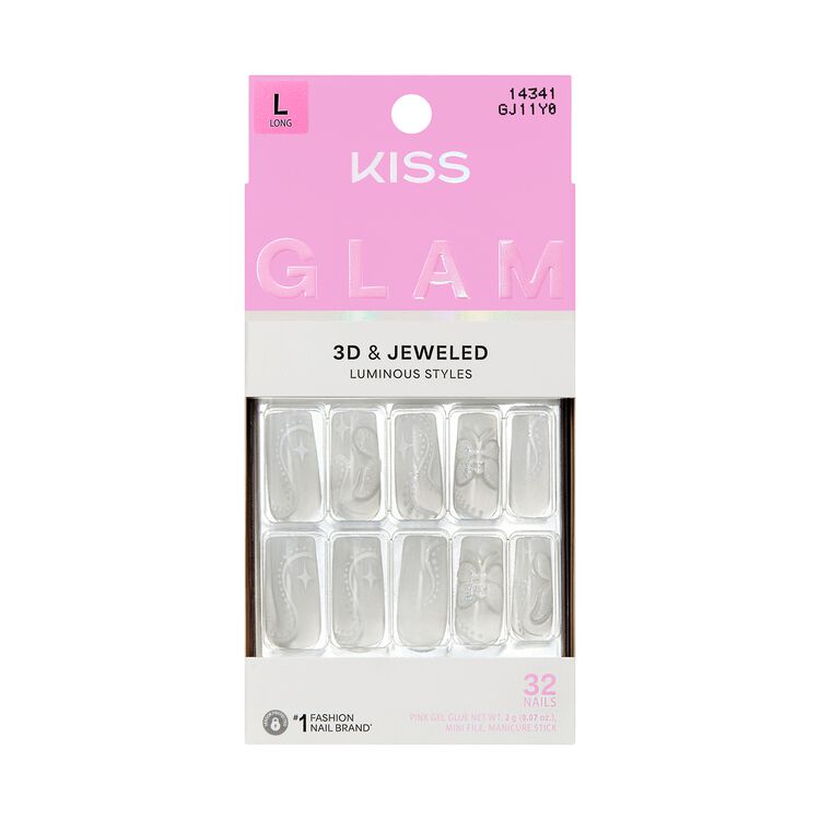 Glam Jeweled Press On Nails - Take A Selfie