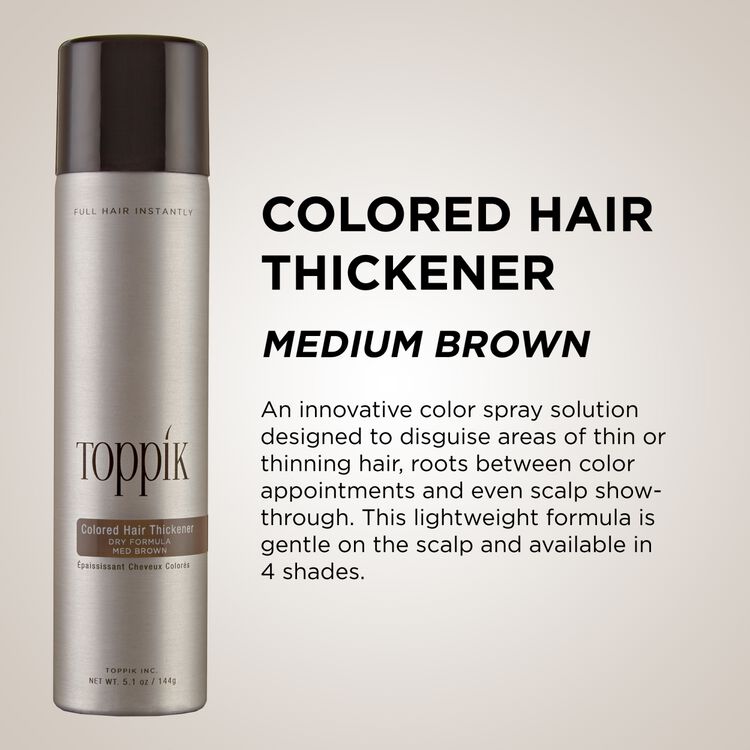 Medium Brown Thickening Colored Hair Spray 5.1 oz