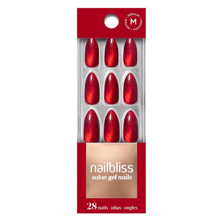 Gel Nail Effects Press-On Nail Kit Ruby Radiance