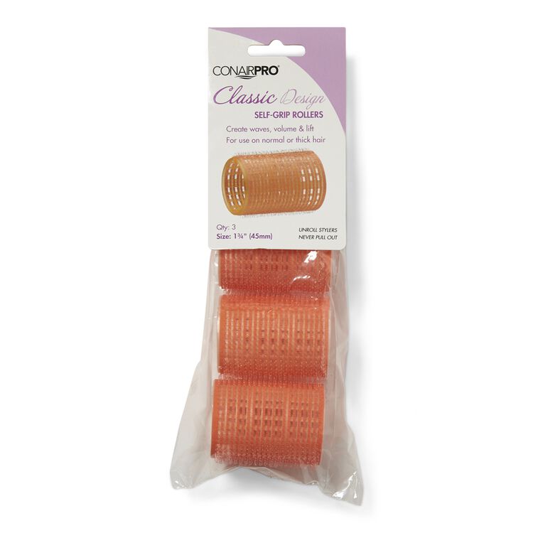 Salmon 1-3/4 Inch Classic Style Self Grip Rollers 3 Pack