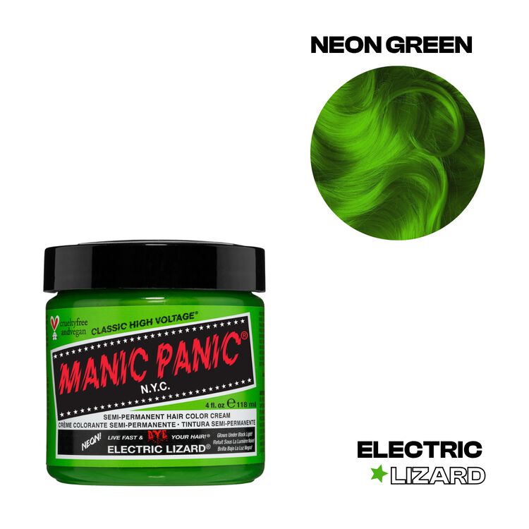 Electric Lizard Semi Permanent Cream Hair Color
