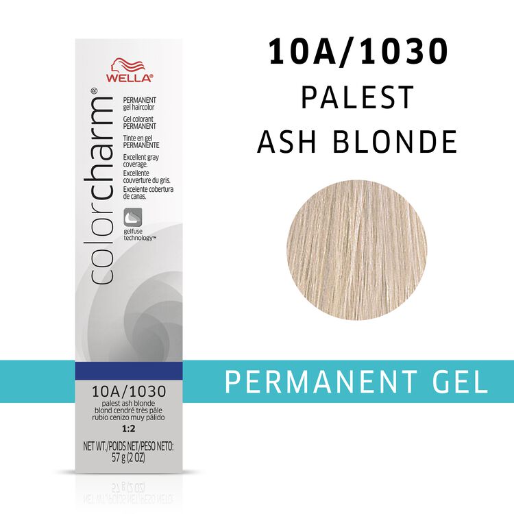 Palest Ash Blonde colorcharm Gel Permanent Hair Color