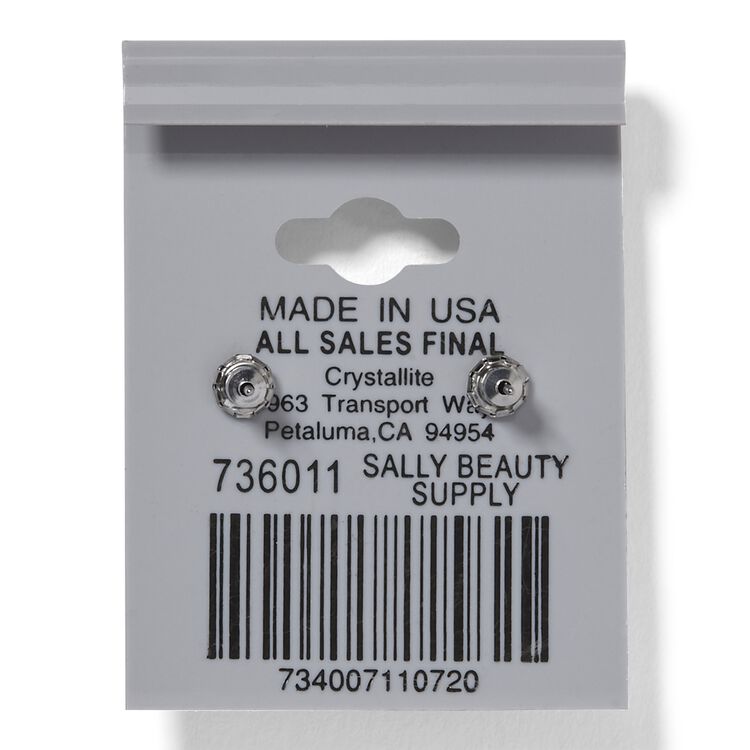 Destine Vitrail Medium Cube Earrings 4mm