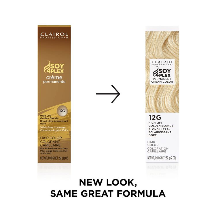12G High Lift Golden Blonde Permanent Cream Hair Color