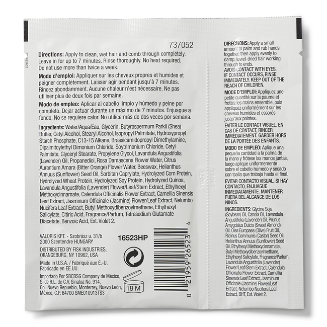 Brassiness Hair Oil & Mask Packette with Lavender by Hair Chemist Treatments Sally Beauty