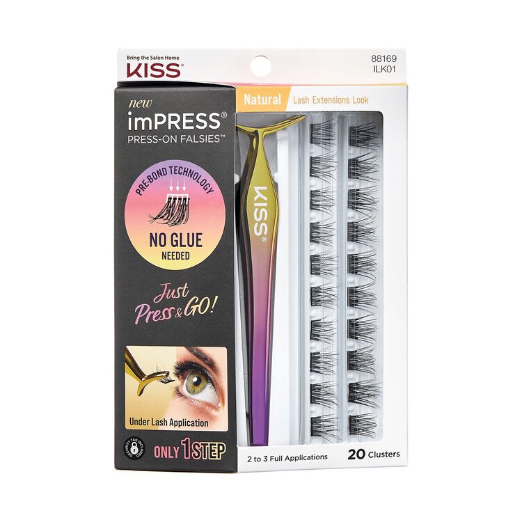 imPRESS Press-On Falsies Eyelash Clusters - Natural