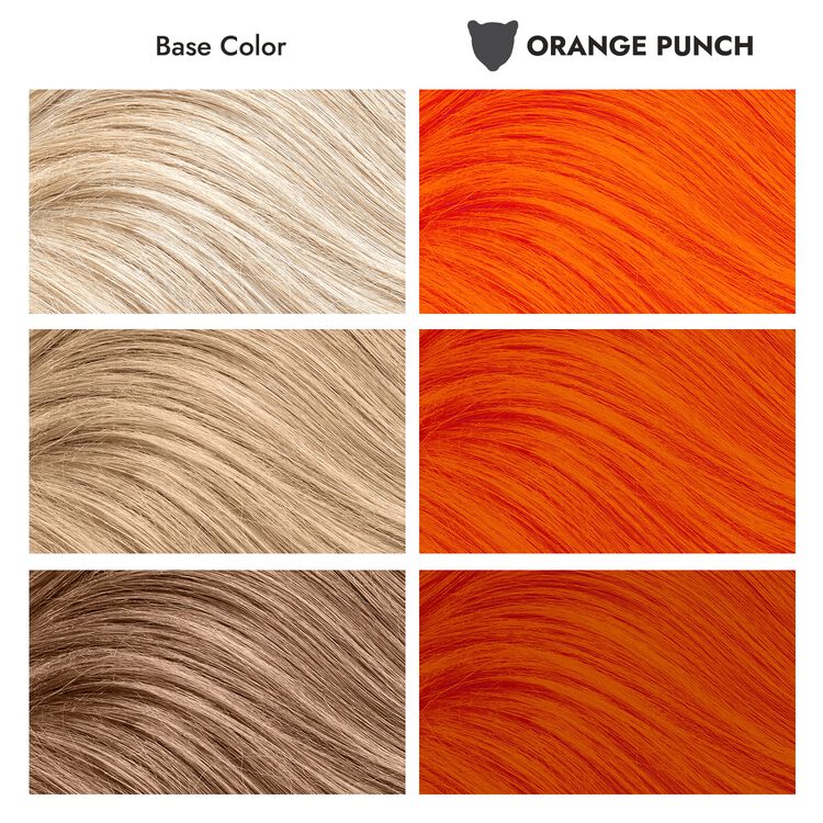 Orange Punch Neon Semi Permanent Conditioning Hair Color