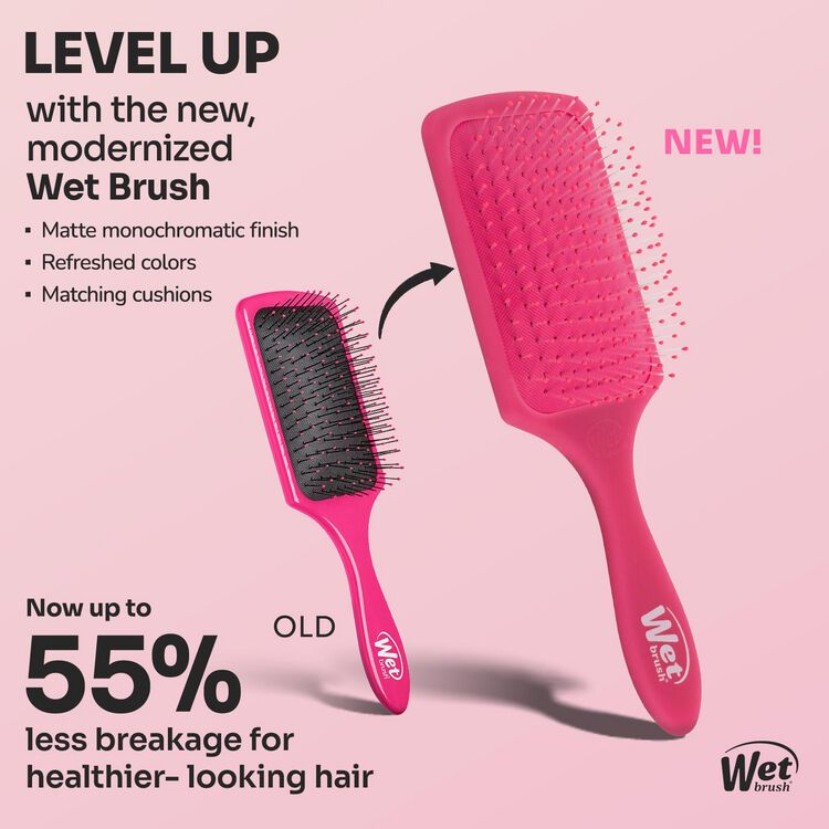 Pink Paddle Brush