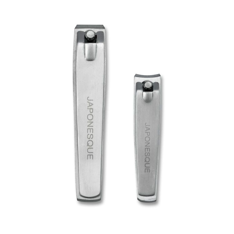  Harperton Nail Clippers Set - 2 Pack Stainless Steel,  Professional Fingernail & Toenail Clippers for Thick Nails (Straight &  Curved) : Beauty & Personal Care