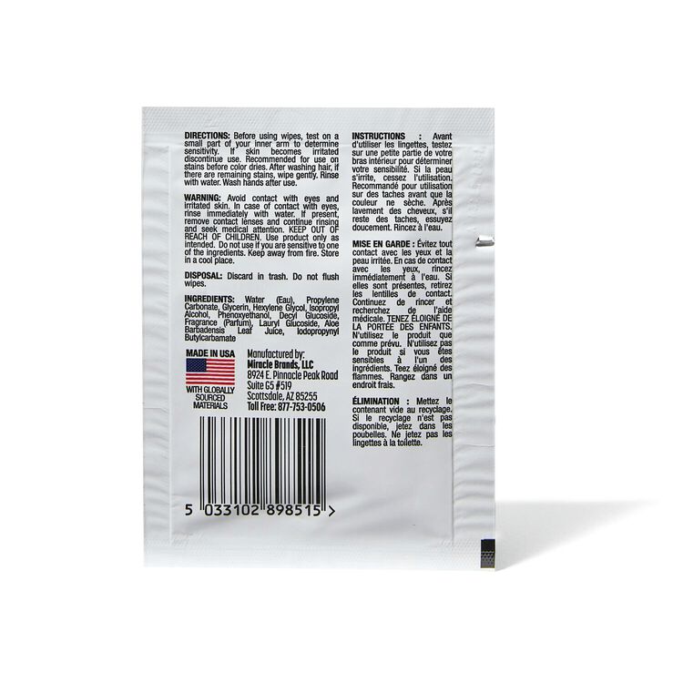 Vanish Clean Up Wipes 1ct Sally Beauty