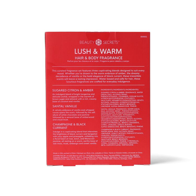 Lush & Warm Hair & Body Fragrance
