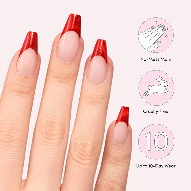 Gel Nail Effects Last Christmas