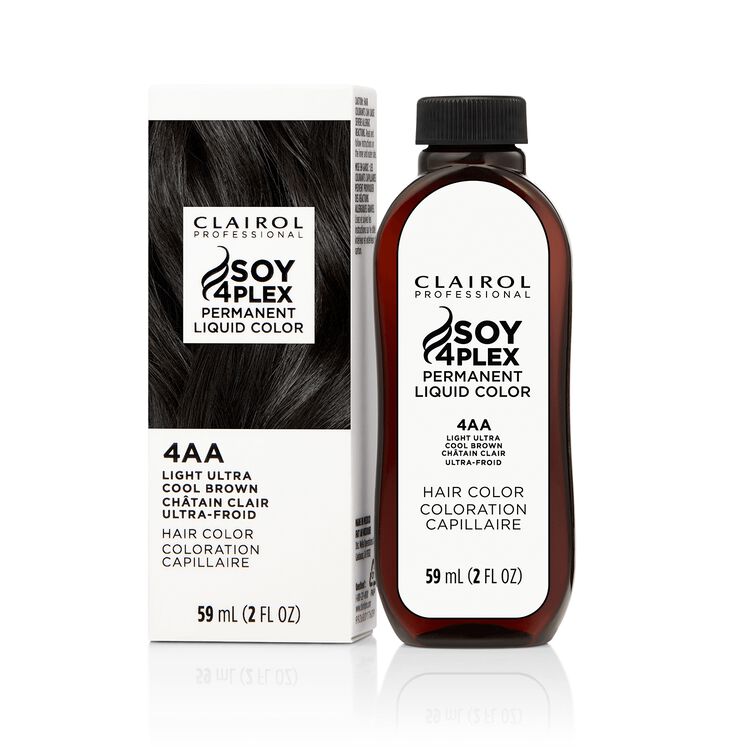 4AA Light Ultra Cool Brown Permanent Liquid Hair Color