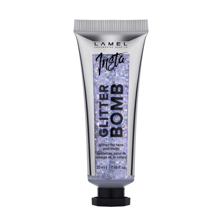 INSTA Glitter Bomb For Face and Body Silver