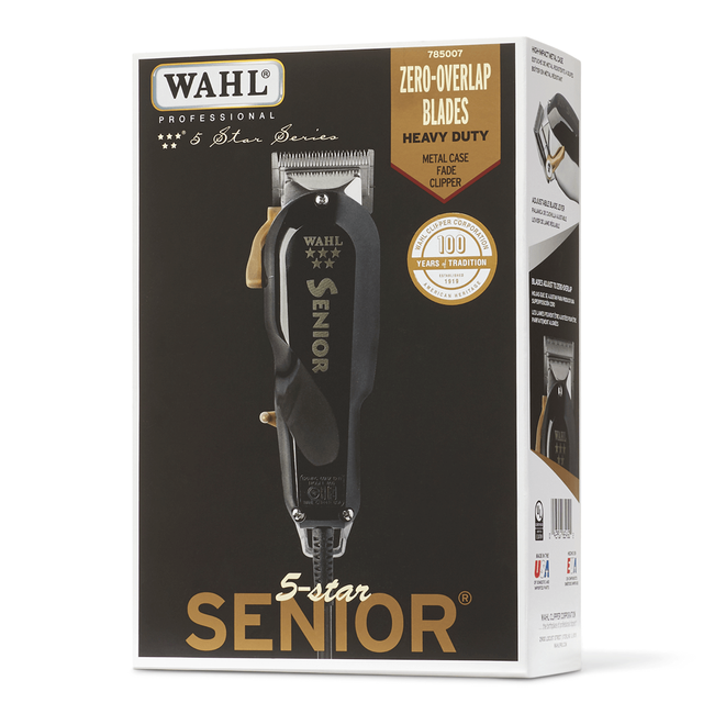 Professional Black 5 Star Senior Clipper by Wahl Clippers and