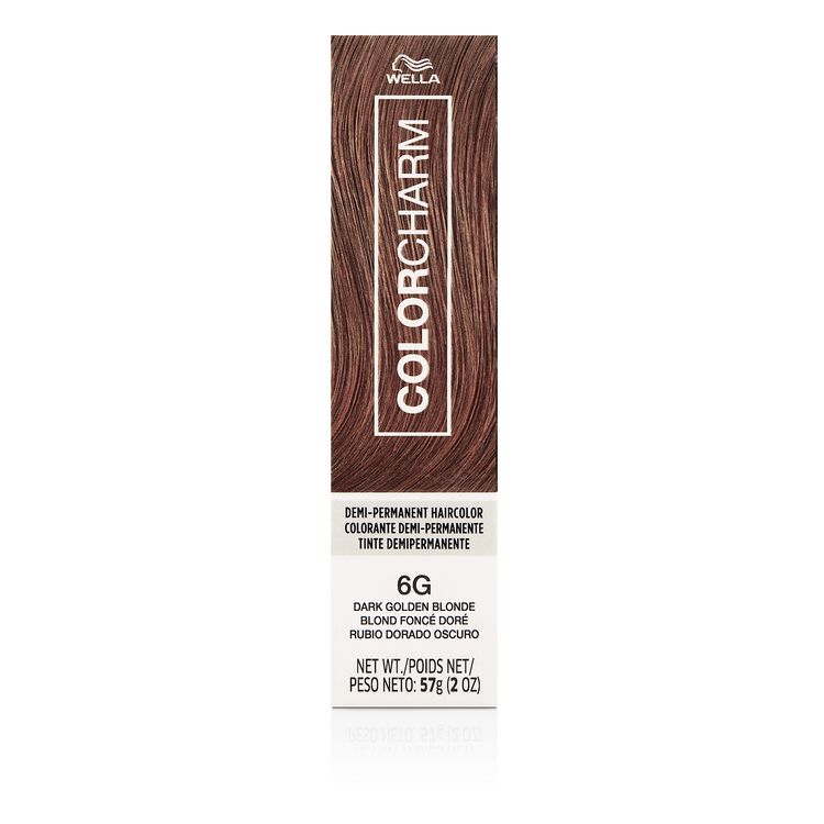 6G Dark Golden Blonde Demi Permanent Cream Hair Color