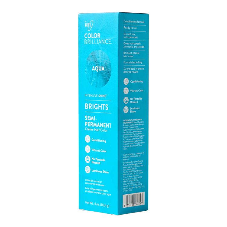 Semi-Permanent Brights Hair Color Aqua
