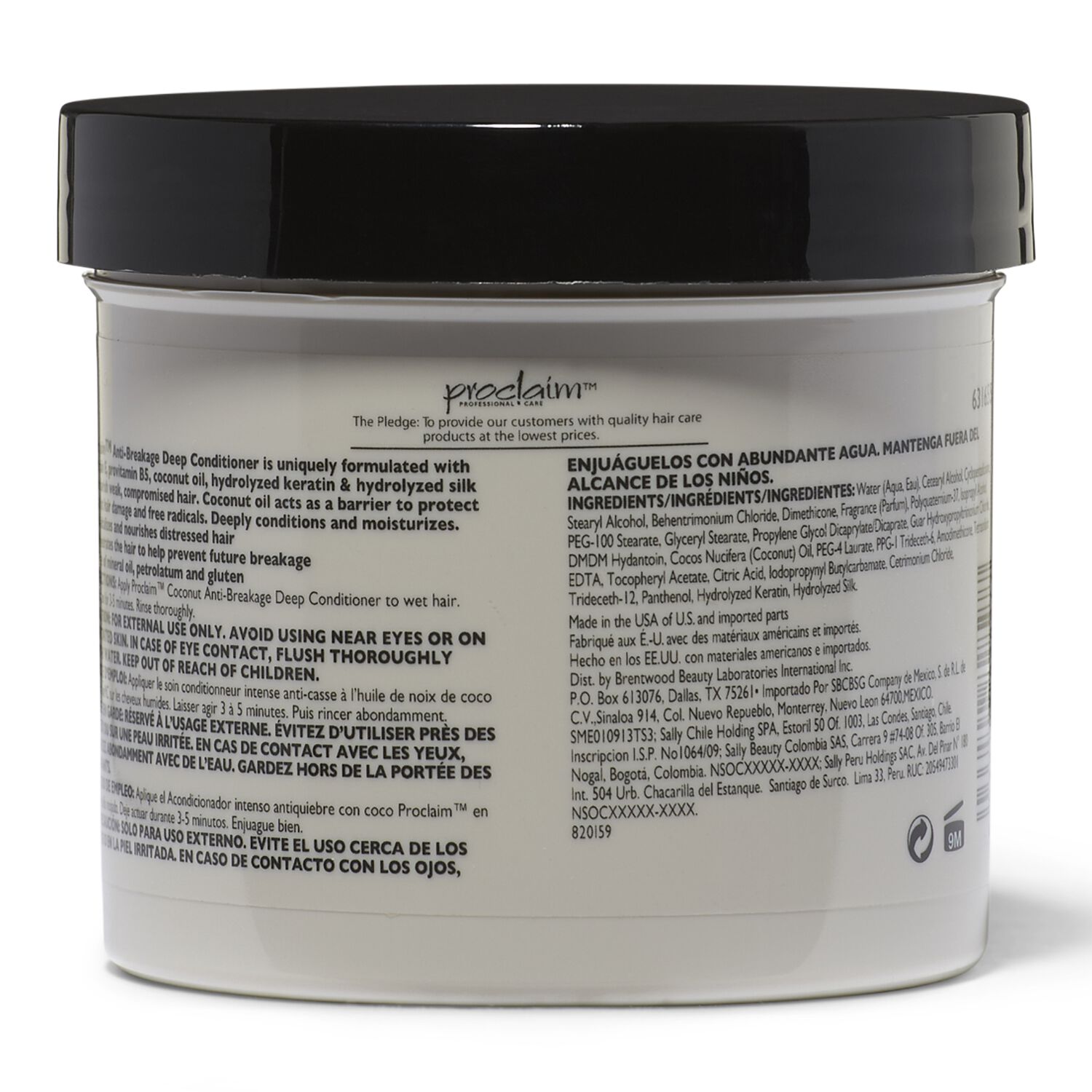 Proclaim Coconut Oil AntiBreakage Deep Conditioner Conditioner