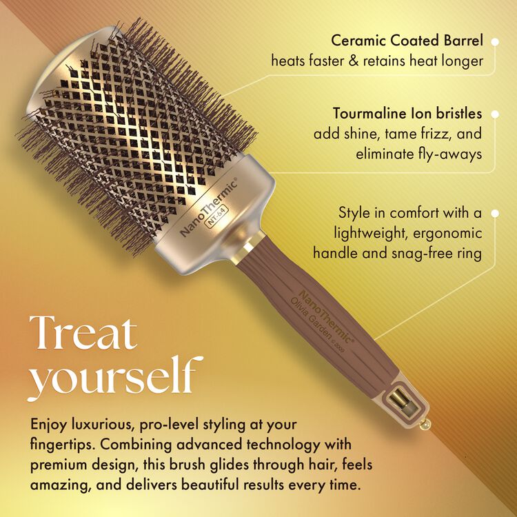 NanoThermic Ceramic + Ion Thermal Brush 2 3/4 Inch