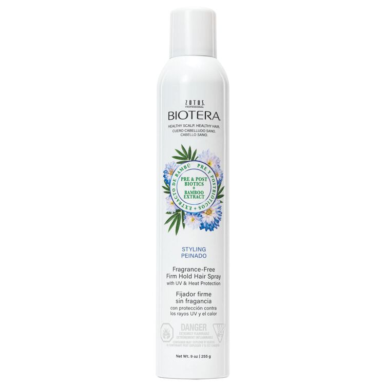 Fragrance-Free Firm Hold Hair Spray with UV & Heat Protection