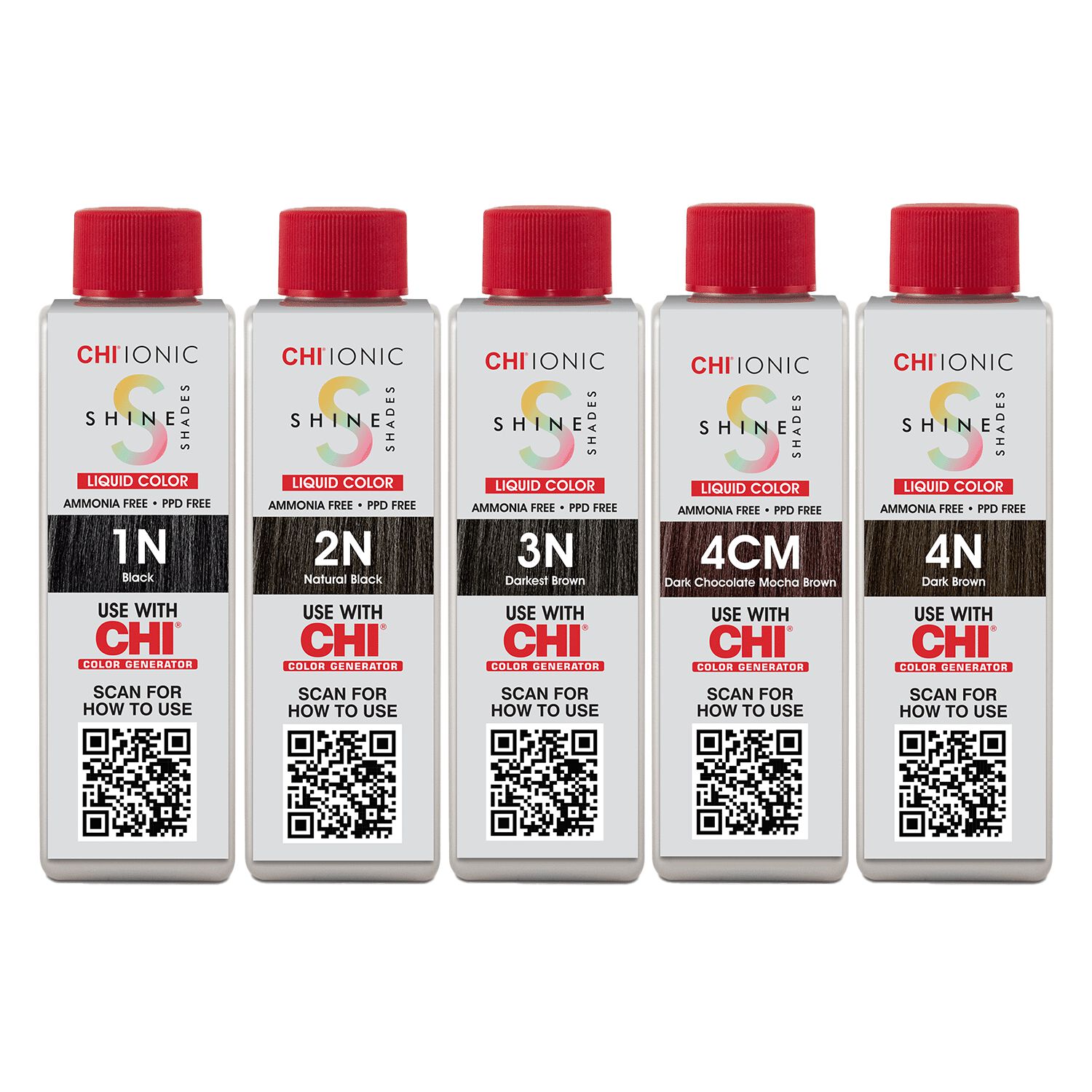 CHI Ionic Shine Shades Permanent Hair Color