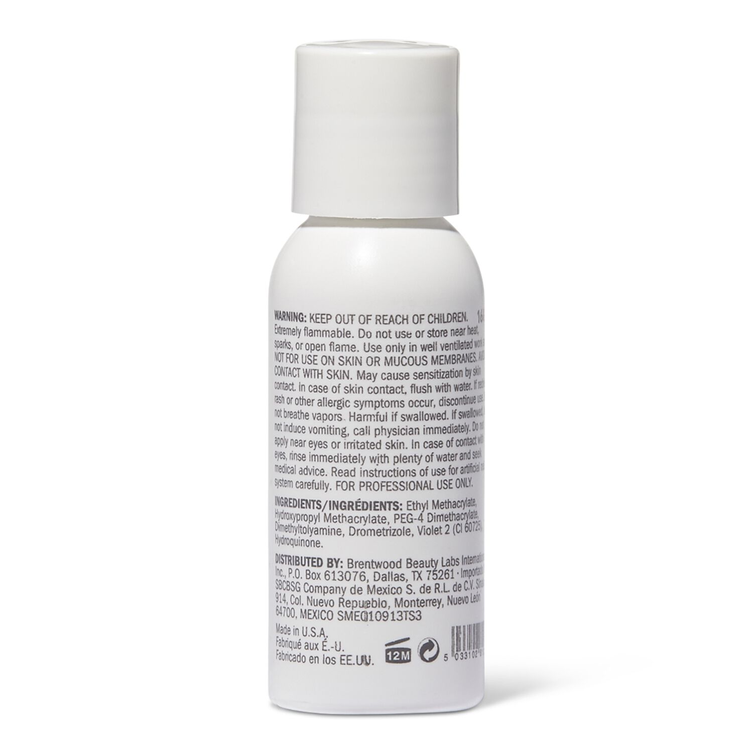 Beauty Secrets Acrylic Nail Liquid 2 oz | Acrylic Powders
