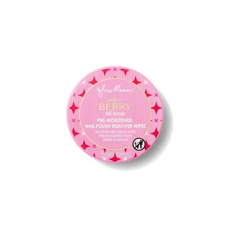 Nail Polish Remover Wipes Snow Berry