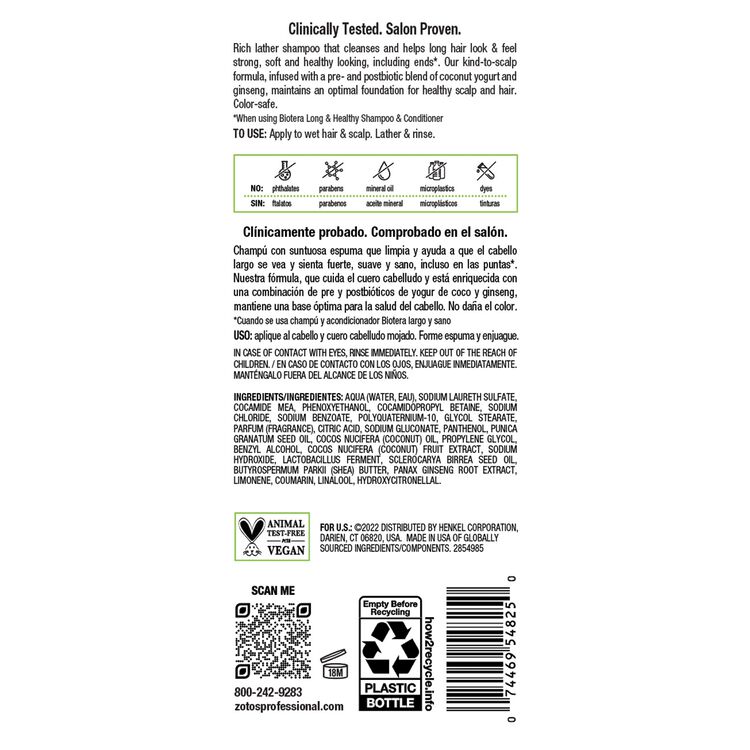 Long & Healthy Shampoo 15.2 fl oz