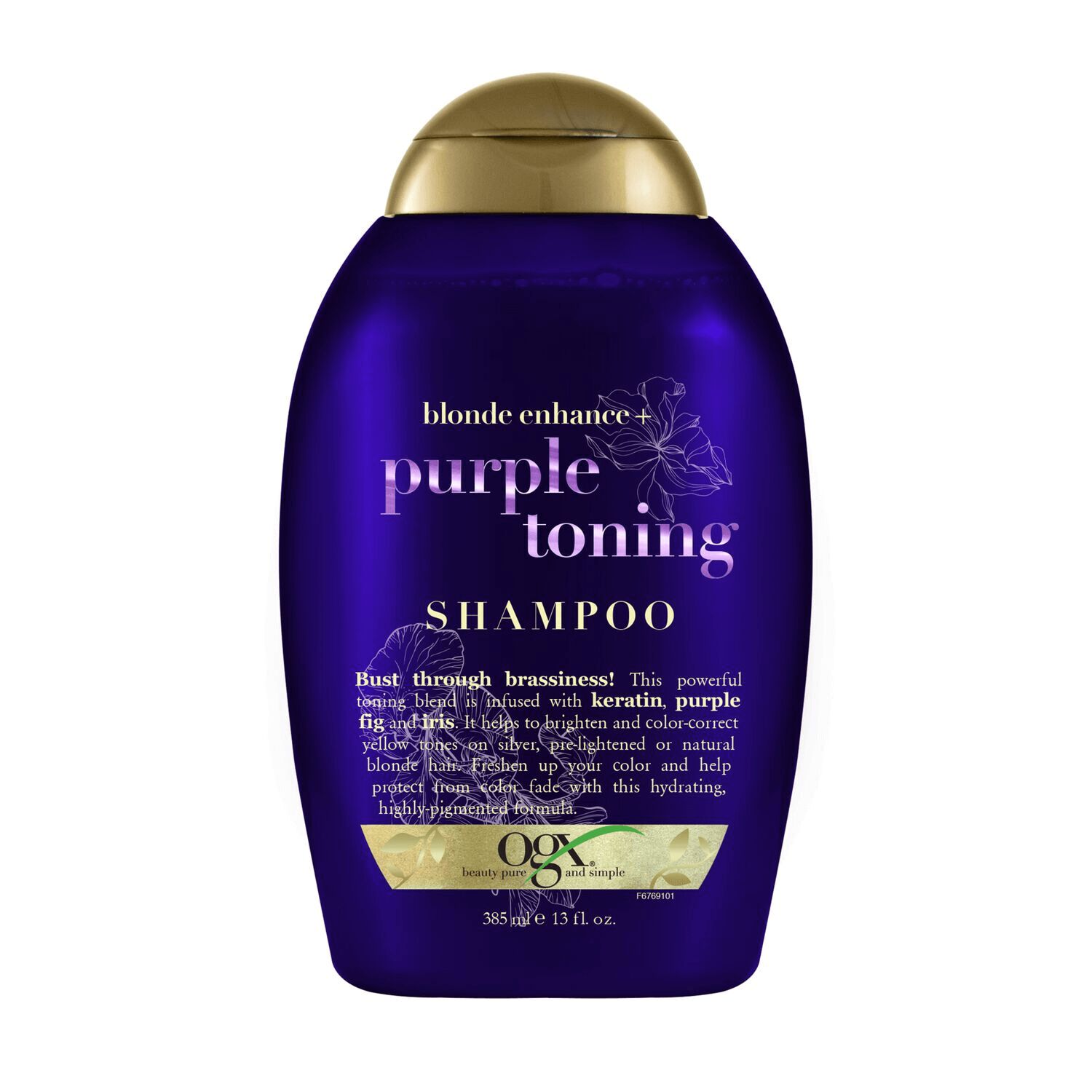 OGX Blonde Enhanced + Purple Toning Shampoo 13 oz Blonde Care Sally