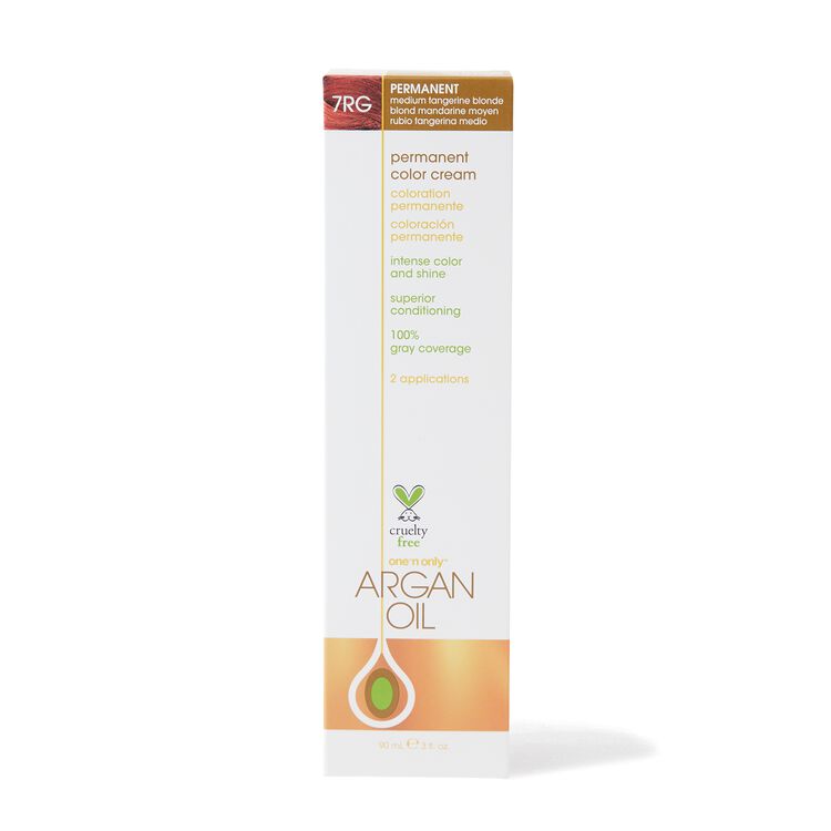 Argan Oil Permanent Color Cream 7RG Medium Tangerine Blonde