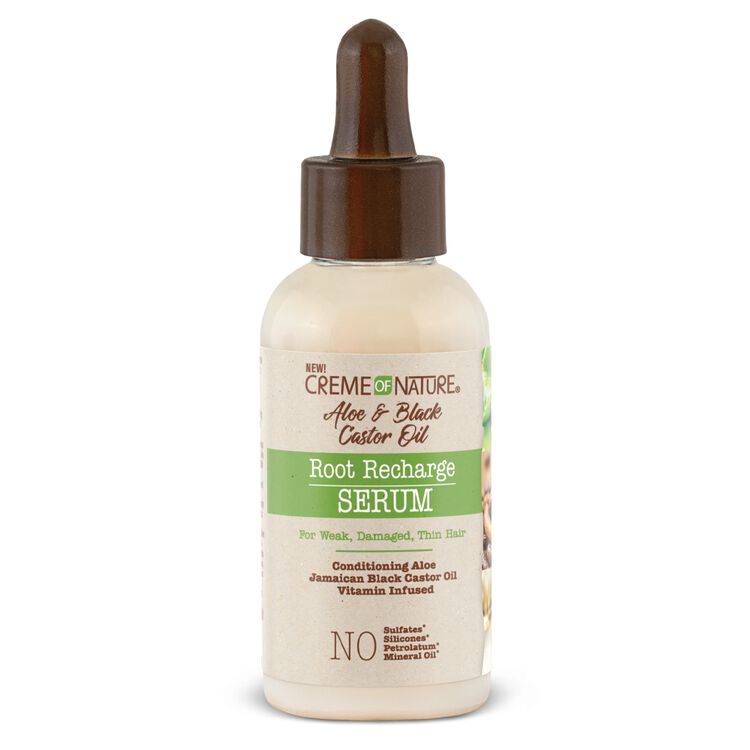 Creme Of Nature Aloe Black Castor Oil Root Recharge Serum Hair Serum Sally Beauty